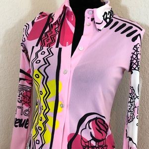 NOUN graphic design, knit, Tunic Top